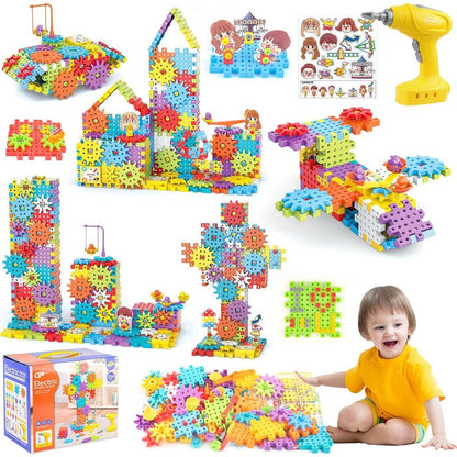 BuildiGear Electric Gear Building Toy Set