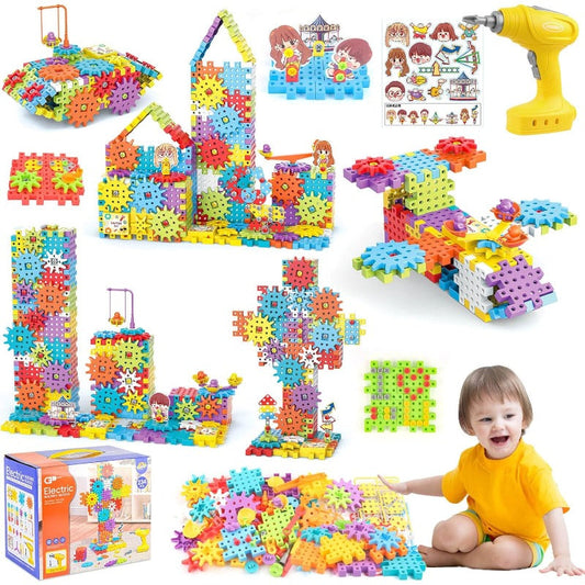 BuildiGear Electric Gear Building Toy Set