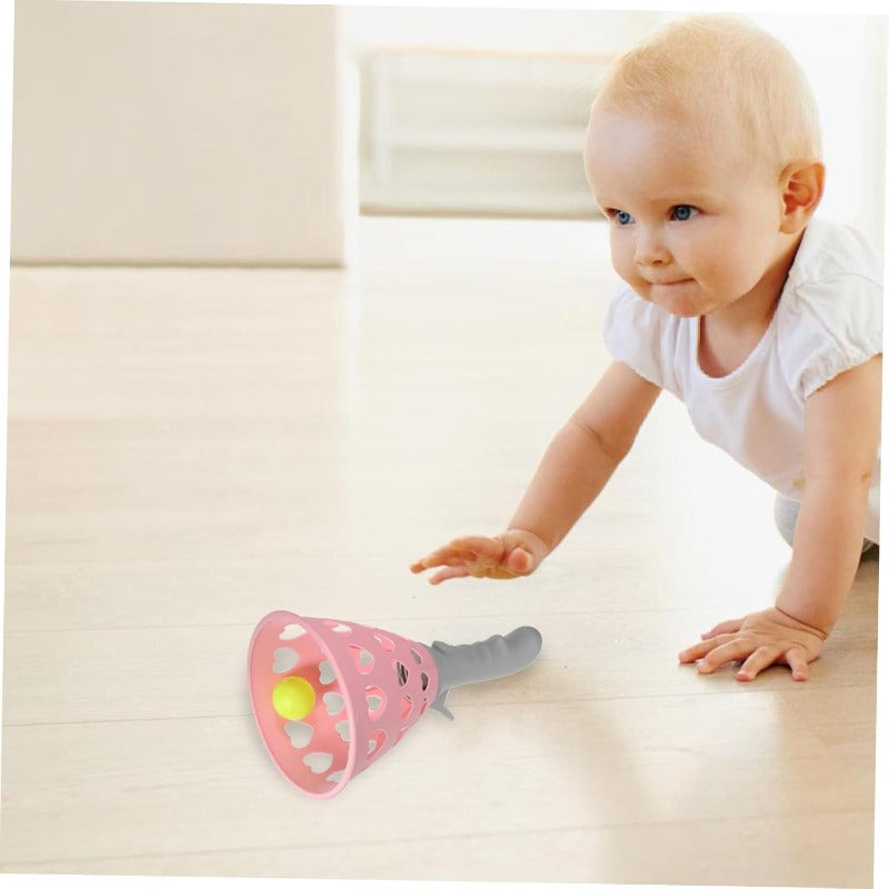 Heart-Shaped Ball Launcher Toy Set