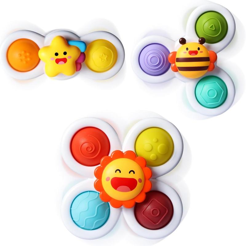 Baby Spinner Suction Toy Set