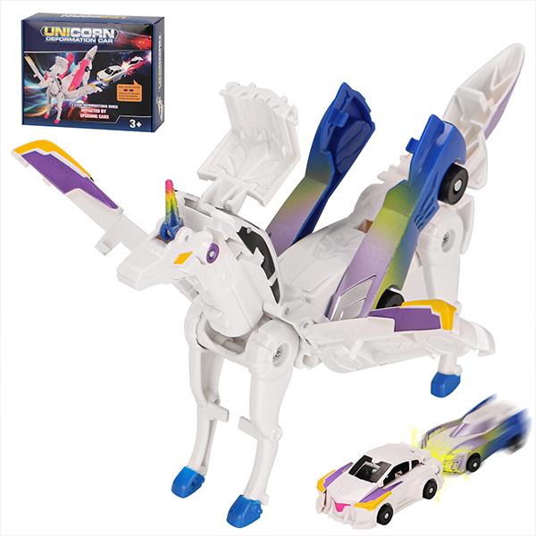 DinoDrive 2-in-1 Transforming Race Car Dinosaur Automatic Transforming Toy