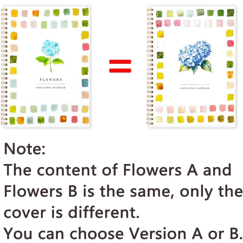 Floral Watercolor Workbook