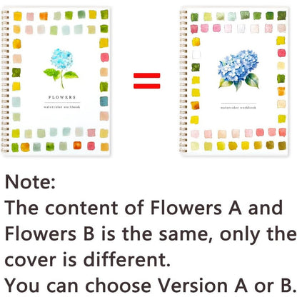 Floral Watercolor Workbook