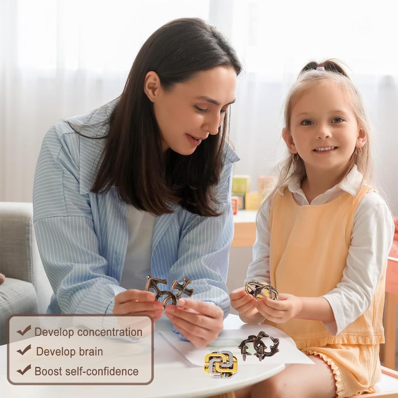 YoPoll Mind-Twist Metal Puzzle Set