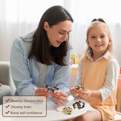 YoPoll Mind-Twist Metal Puzzle Set