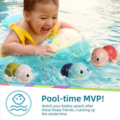 Safe ABS Cute Swimming Wind-Up Toy