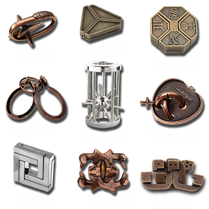 YoPoll Mind-Twist Metal Puzzle Set