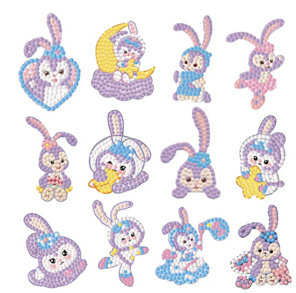 DIY children's free stick cartoon diamond painting