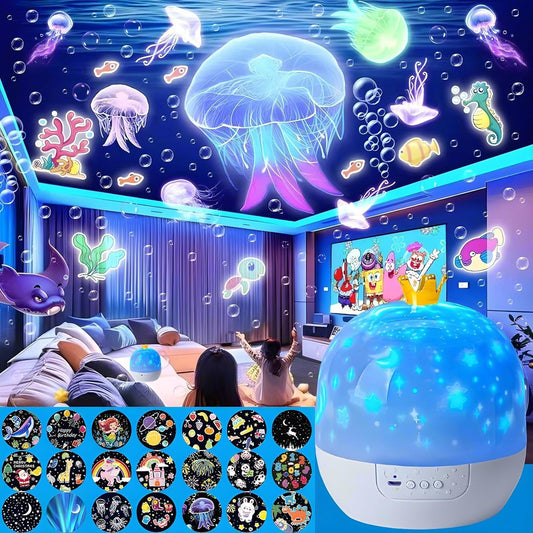 2-in-1 Star Projector Night-Light